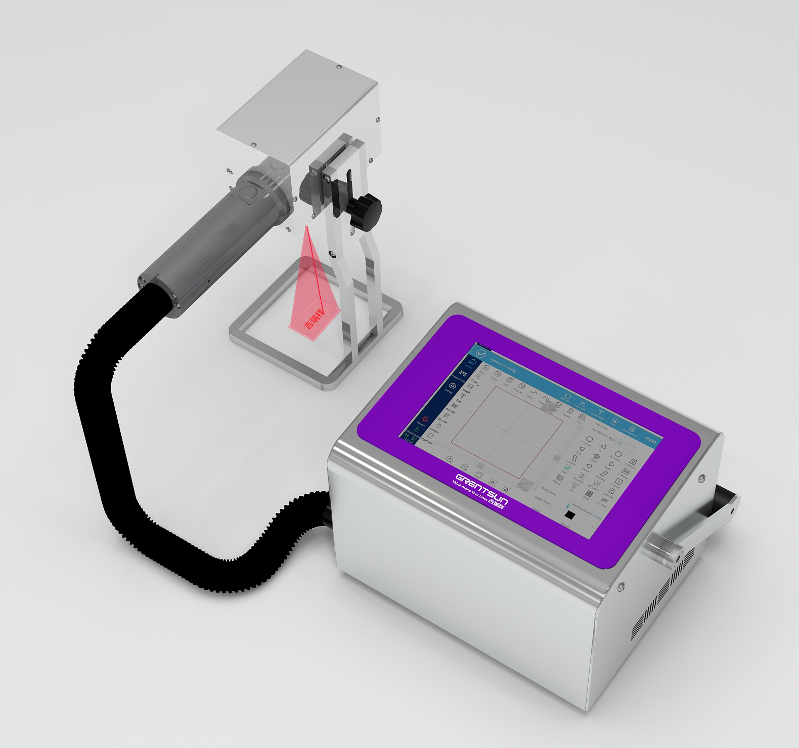 光纖激光打標(biāo)機(jī)效果不均勻是什么問題